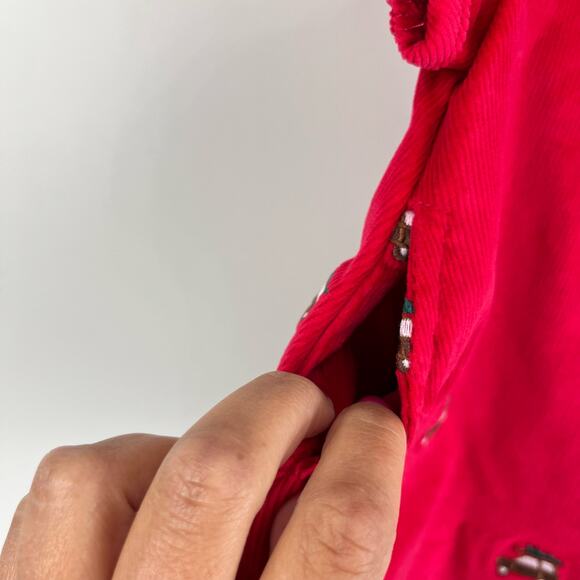 Classic Prep Childrenswear Paige Dress Crimson w/ Woody 6-9 Months NWT - Picture 3 of 11